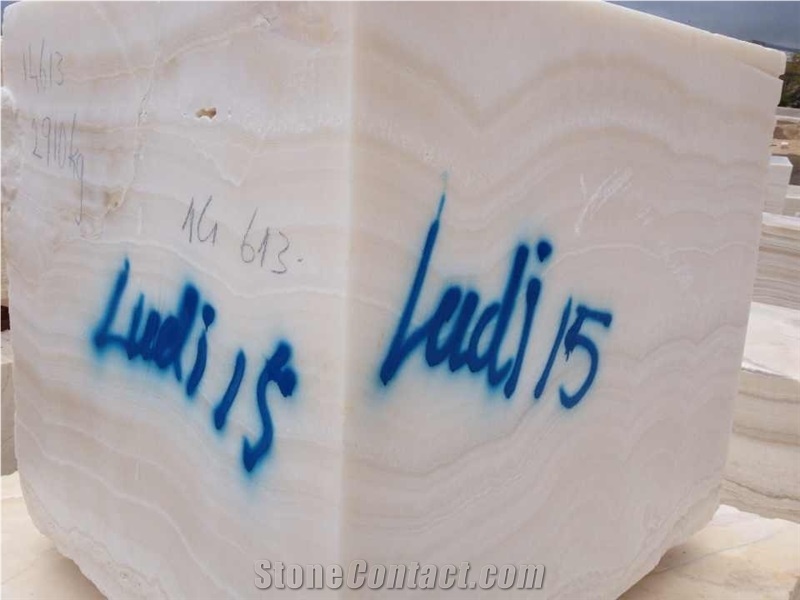 Straight White Onyx Blocks, Beauty Onyx, Straight Onyx Slabs, Wholesale Straight Onyx, Straight White Onyx Quarry Owner