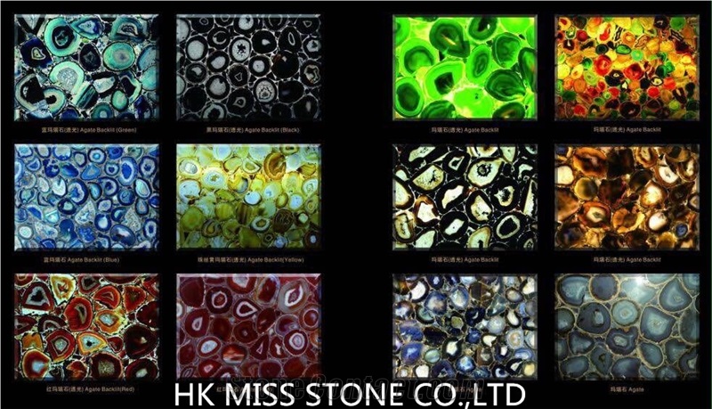Various Semi-Precious&Semi-Precious Products&Semi-Precious Slabs&Semi-Precious Tiles