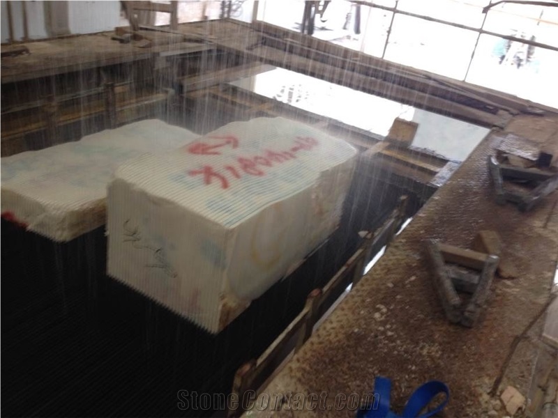 White Onyx Slabs&White Onyx Blocks&Pretty White Onyx&Onyx Background&New Polished White Onyx