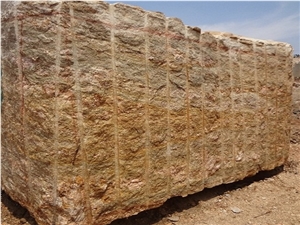 Beige India Granite Block,