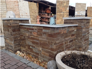 Cocoa Quartzite Stone Wall Cladding Panel