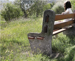 Calanca Gneiss Garden Benches
