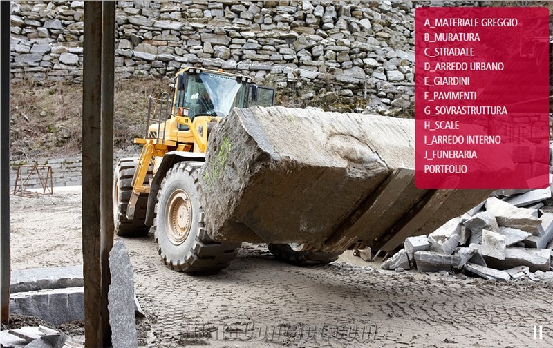 Gneiss Calanca Blocks