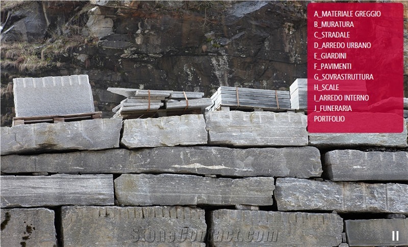 Gneiss Calanca Blocks