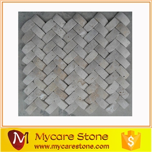 2015 Newly Grade a Travertine Mosaic for Decoration