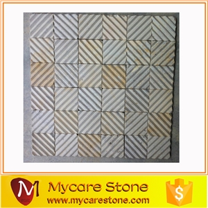2015 Newly Grade a Travertine Mosaic for Decoration