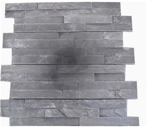 China Black Slate Ledgestone Ic05,China Black Slate Cultured Stone