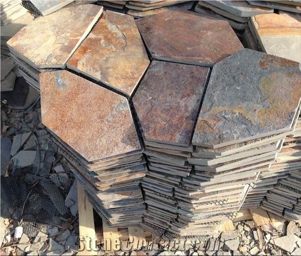 China Multicolor Slate Flagstone