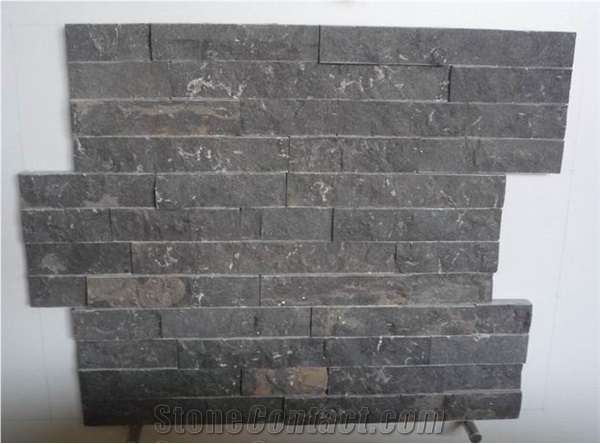 Limestone Ledge Stone Ic31,Black Limestone Cultured Stone