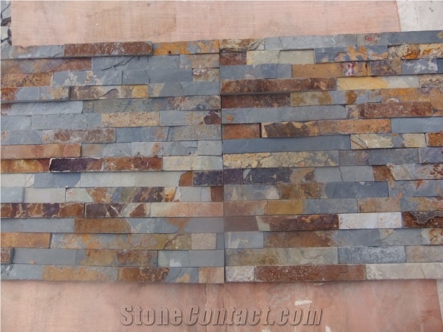 Multicolor Slate Cultured Stone Ic01, China Multicolor Slate Cultured Stone