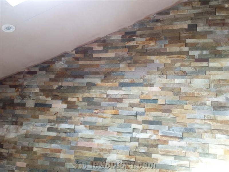 Slate Wall Cladding Panels Application