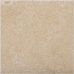 Amarillo Fosil Desierto Limestone Tiles & Slabs, Yellow Spain Limestone