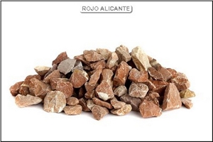 Rojo Alicante Marble Gravel