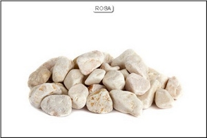 Rosa Pink Marble Pebble & Gravel