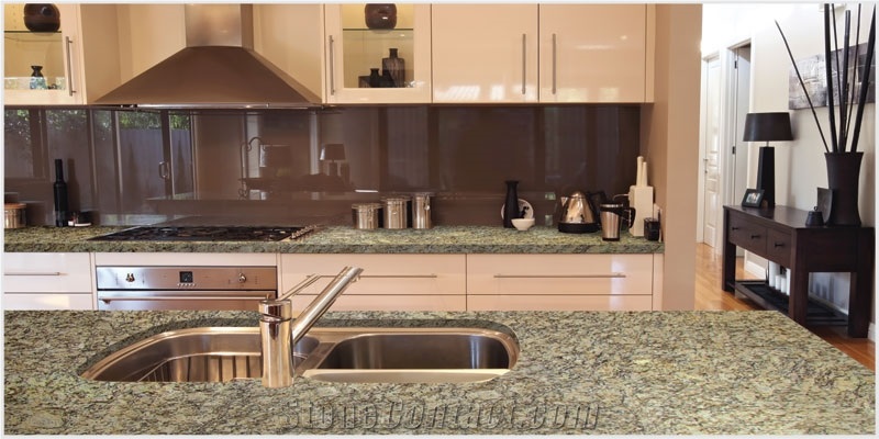 Giallo Santa Cecilia Granite Tiles & Slab