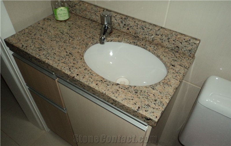 Giallo Santa Helena Granite Tiles & Slab, Yellow Brazil Granite Tiles & Slab