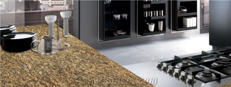 New Venetian Gold Granite Tiles & Slab