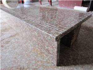 China Red Granite Stairs & Riser,G687 Granite Staircase, Red Granites Stair Threshold, Cheap Construction Stone, Factory Direct Sale