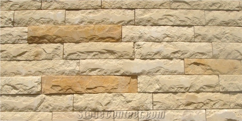 Beige Romania Limestone Blocks