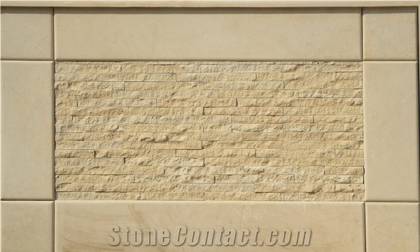 Beige Romania Limestone Blocks