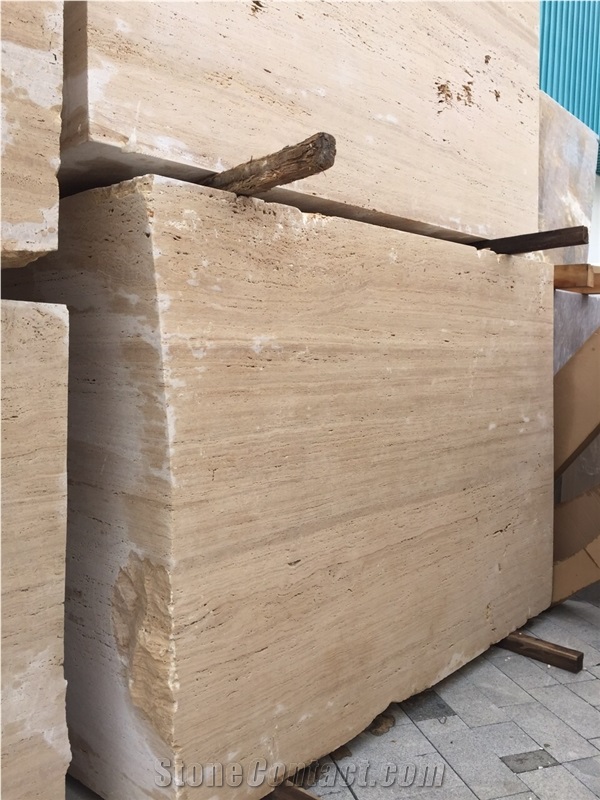Light Travertine Blocks