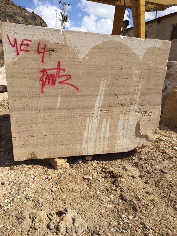 Light Travertine Blocks