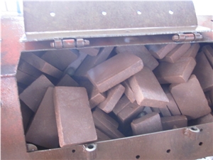Natural Sandstone Blocks, China Red Sandstone Block