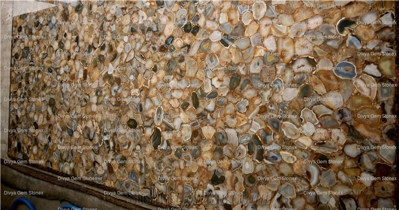 Golden Agate Slab