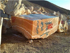 Orange Onyx Blocks, Yellow Onyx Blocks Iran