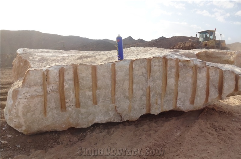 White Onyx Block, Iran White Onyx