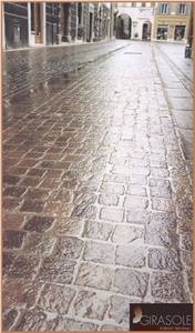 Porfido Rosso - Porfido Trentino Cube Stone Road Paver