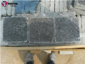 Blue Cobble Stone, Cube Limestone, China Limestone Cube, Limestone Pavings, Landscaping Stone, Landscaping Limestone, Black Cubes