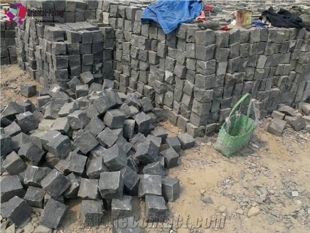 Dark Grey Cube, Granite Cube, Cobble Stone, Granite Paving Sets, Granite Pavers, Cube Stone Pavers, Paving Stone, Landscaping Stone