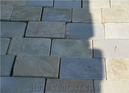 Double Color Sandstone Cubes,Paving,Paver,Sets,Landscaping Stone