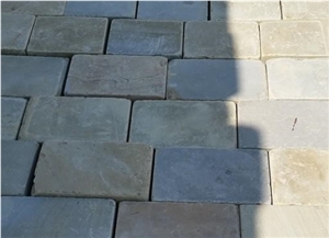 Double Color Sandstone Cubes,Paving,Paver,Sets,Landscaping Stone