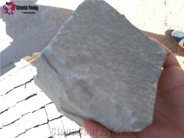 Grey Sandstone Cube,Sandstone Cobble Stone,Sandstone Paving Sets,Grey Sandstone