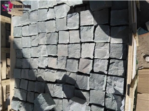 Grey Sandstone Cube Stone,Grey Paving Sets,Grey Sandstone Cobble Stone