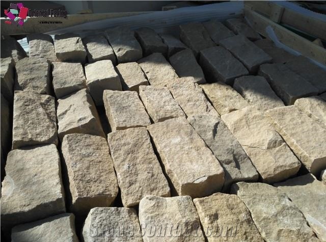 Natural Paving Stone, Paving Sets, Sandstone Pavers, Stone Pavings, Cube Stone, Cobble Stone, Landscaping Stone, Landscaping Pavings, Yellow Sandstone Cube