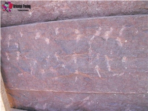 Purple Sandstone Landscaping Stone,Sandstone Paving Sets,Cobble Stone,Garden Stepping Pavement
