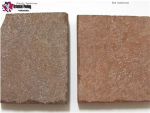 Purple Sandstone Paving,Sandstone Cube,Cobble Stone,Paving Sets