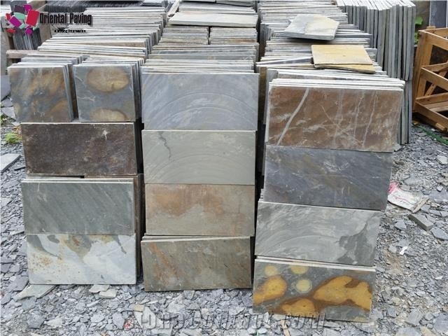 Rusty Slate Stone, Landscaping Paving Slate, Landscaping Stone, Slate Tiles, Slate Stone