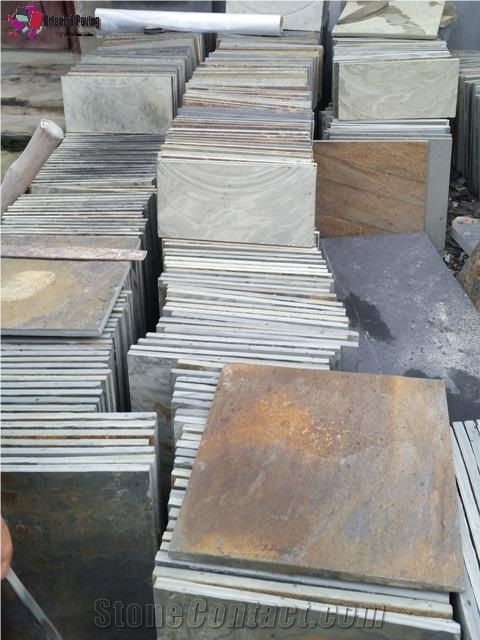 Rusty Slate Stone, Landscaping Paving Slate, Landscaping Stone, Slate Tiles, Slate Stone