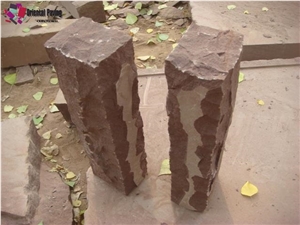 Sandston Colum, Red Sandstone, Building Stone, Paving Stone Sandston Colum, Red Sandstone, Building Stone, Paving Stone