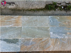 Yellow Quzrtzite, Random Flagstone, Landscaping Stone