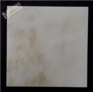 White Marble - Maya Gold Slabs & Tiles, China White Marble