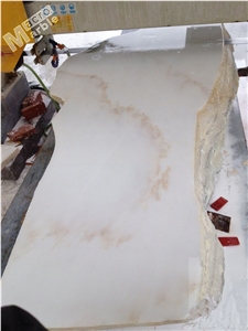 White Marble - Maya Gold Slabs & Tiles, China White Marble
