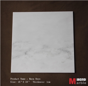 White Marble - Maya Onxy Slabs & Tiles, China White Marble White Marble - Maya Onxy Slabs & Tiles, China White Marble