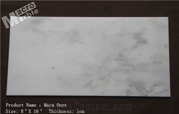White Marble - Maya Onxy Slabs & Tiles, China White Marble