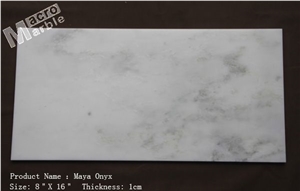 White Marble - Maya Onxy Slabs & Tiles, China White Marble