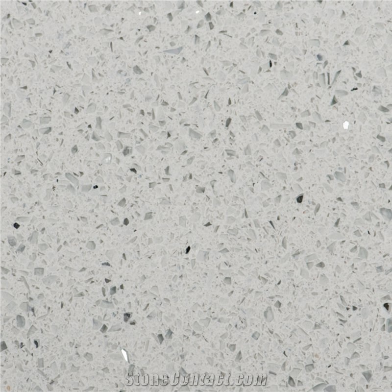 Pearl White Quartz 30cm X 30cm Wall & Floor Tile